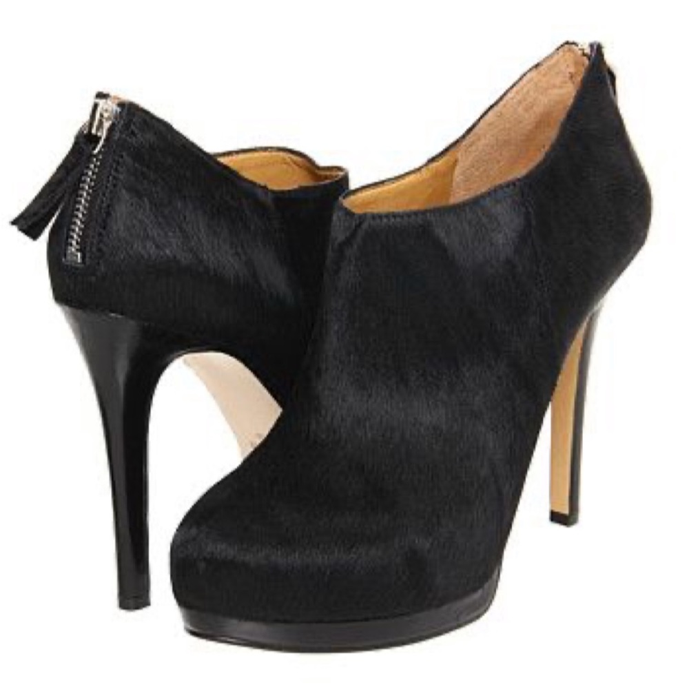 Nine West Haywire high heel ankle boots Cow fur